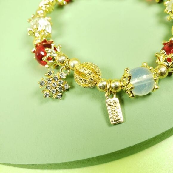 Brand New Gold Colour With Butterfly Bracelet - Picture 2 of 7